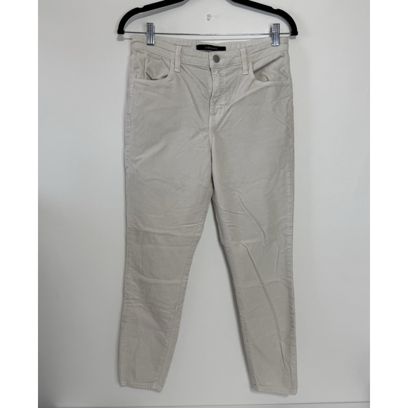J Brand Corduroy Pants Womens Size 29 Cream Alana Moonbeam - Picture 1 of 11